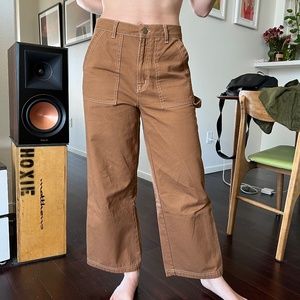 Wild Fable Cropped Wide Leg Carpenter Pants Size 2